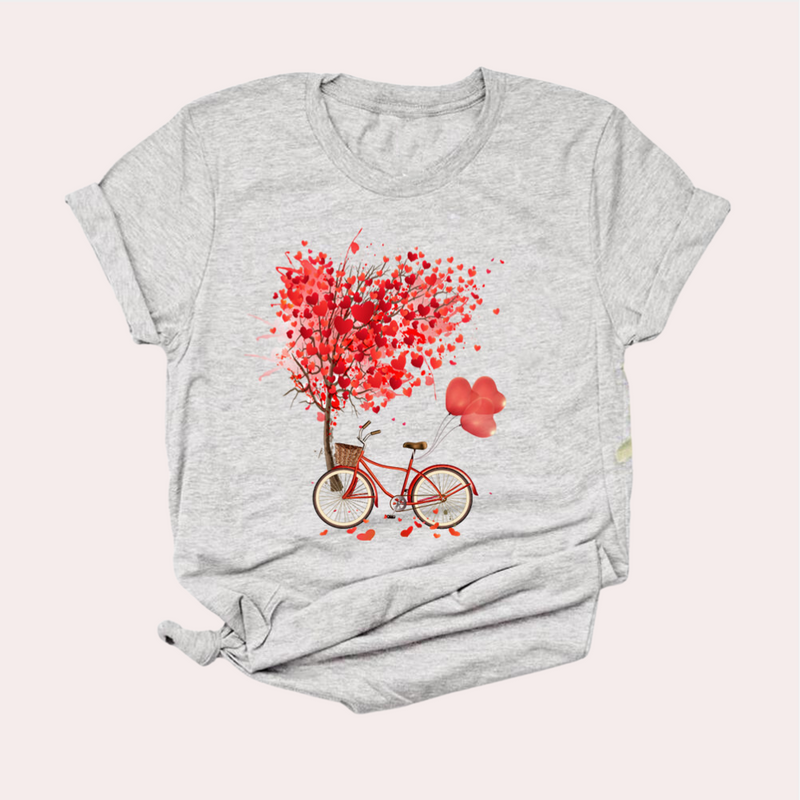 Mirielle - T-Shirt für Frauen mit dekorativem Druck