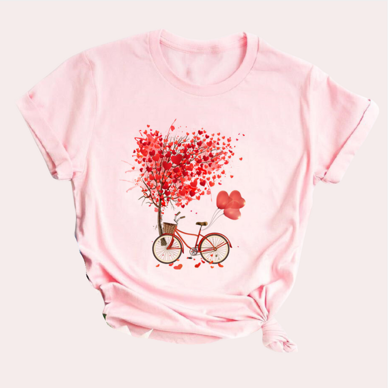 Mirielle - T-Shirt für Frauen mit dekorativem Druck