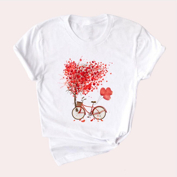 Mirielle - T-Shirt für Frauen mit dekorativem Druck