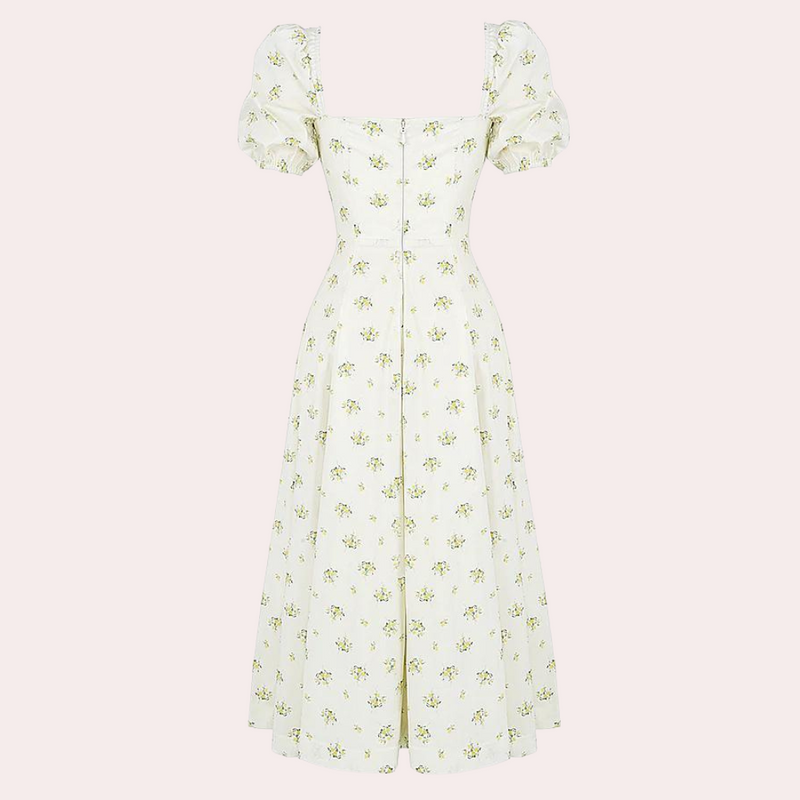 Elegantes geblümtes Damenkleid mit bequemer Passform