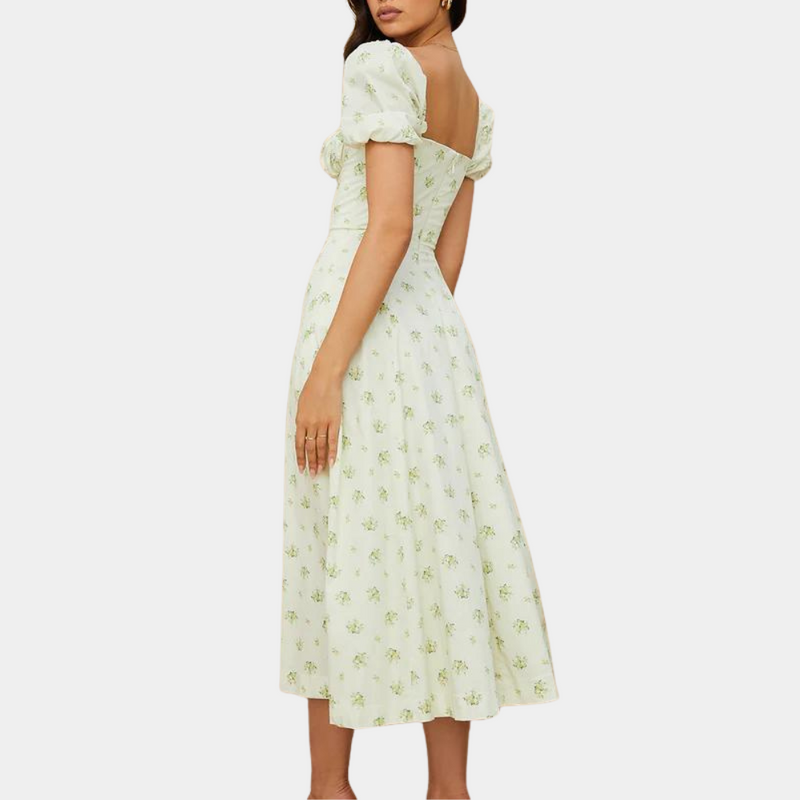 Elegantes geblümtes Damenkleid mit bequemer Passform