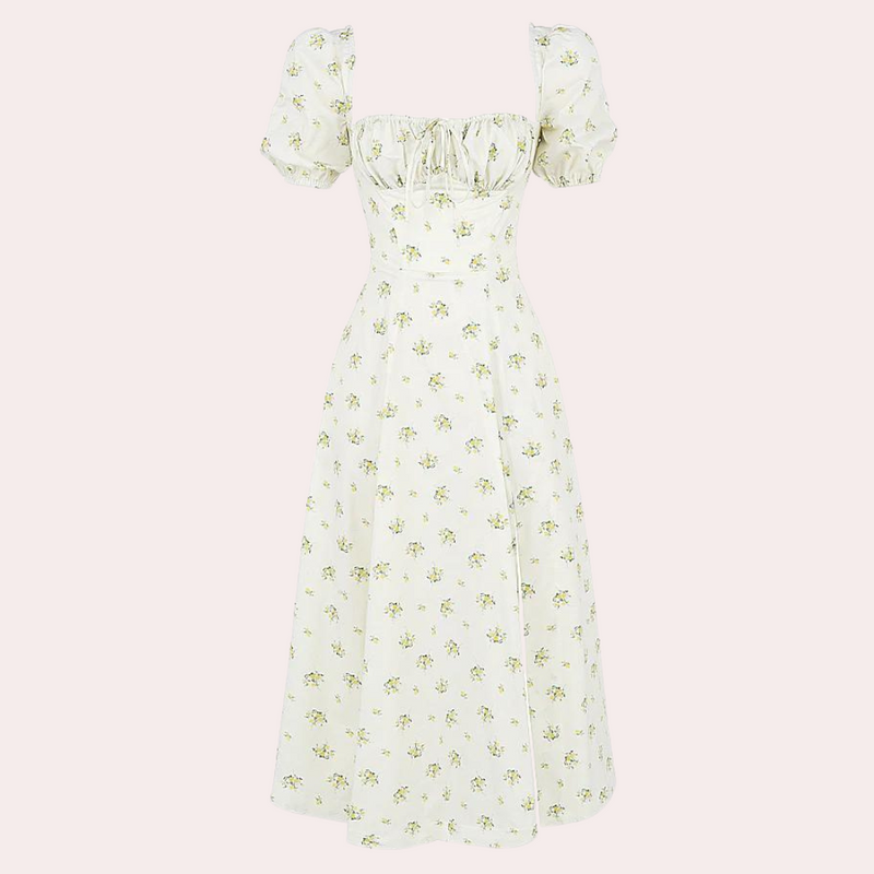Elegantes geblümtes Damenkleid mit bequemer Passform