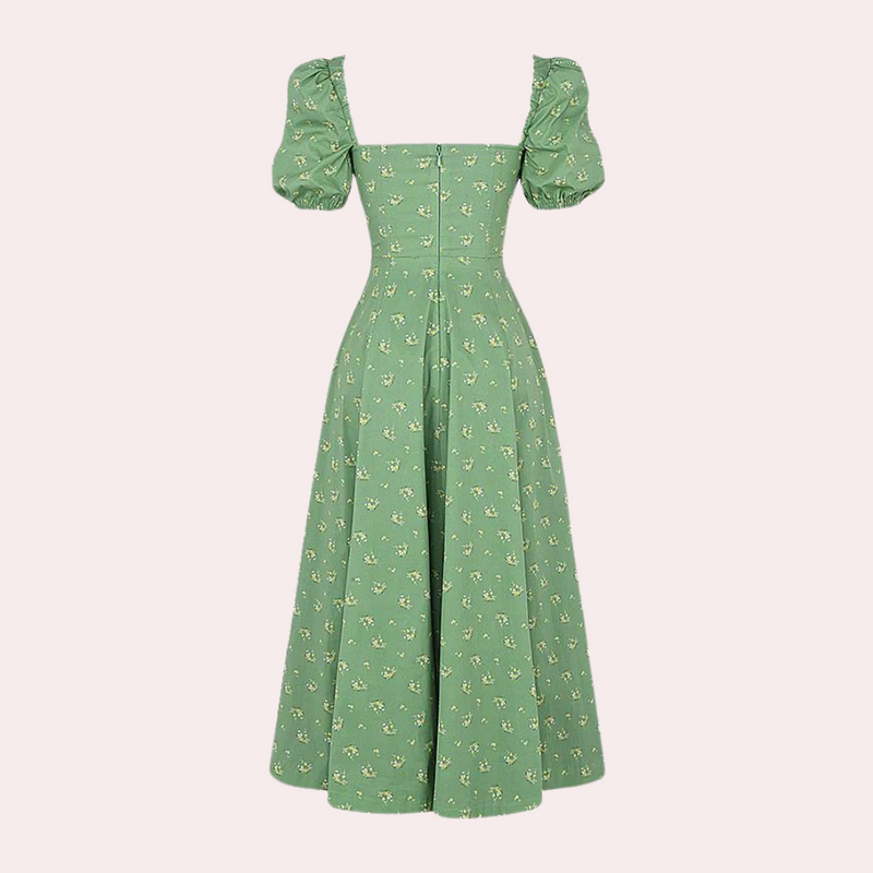 Elegantes geblümtes Damenkleid mit bequemer Passform