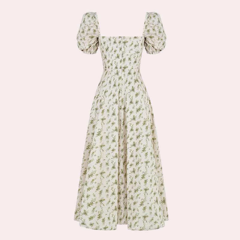 Elegantes geblümtes Damenkleid mit bequemer Passform