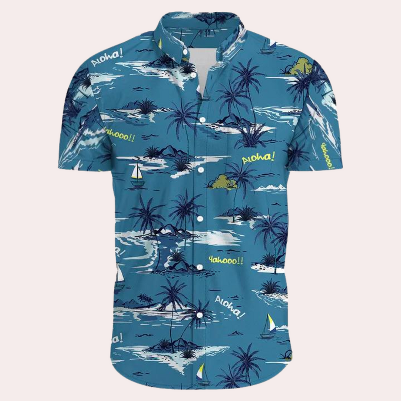 Andre - Buntes und trendiges Hawaiianisches Herrenhemd