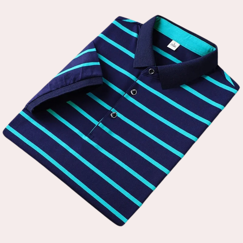 Jett - Gestreiftes Herrenpoloshirt