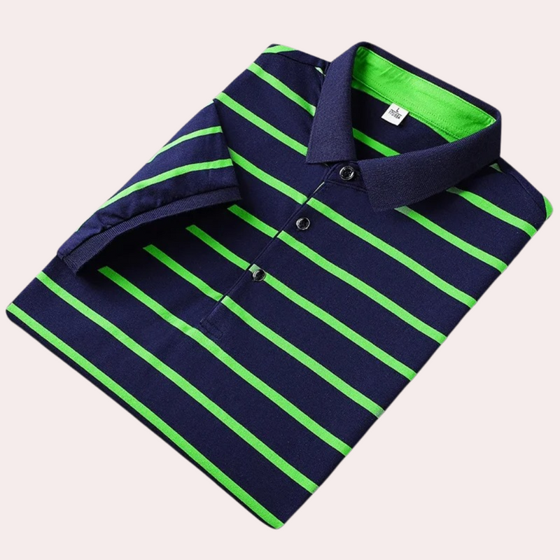 Jett - Gestreiftes Herrenpoloshirt