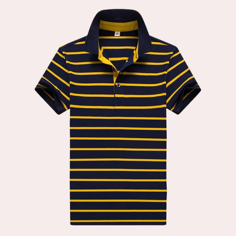 Jett - Gestreiftes Herrenpoloshirt