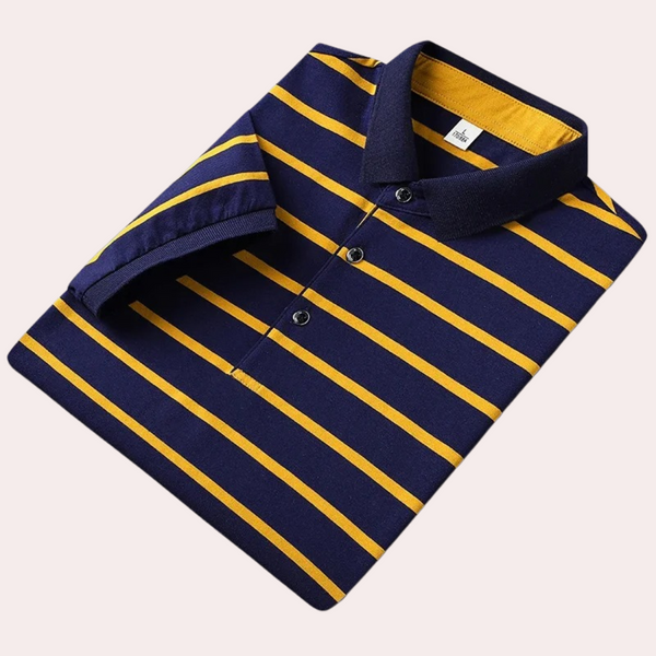 Jett - Gestreiftes Herrenpoloshirt