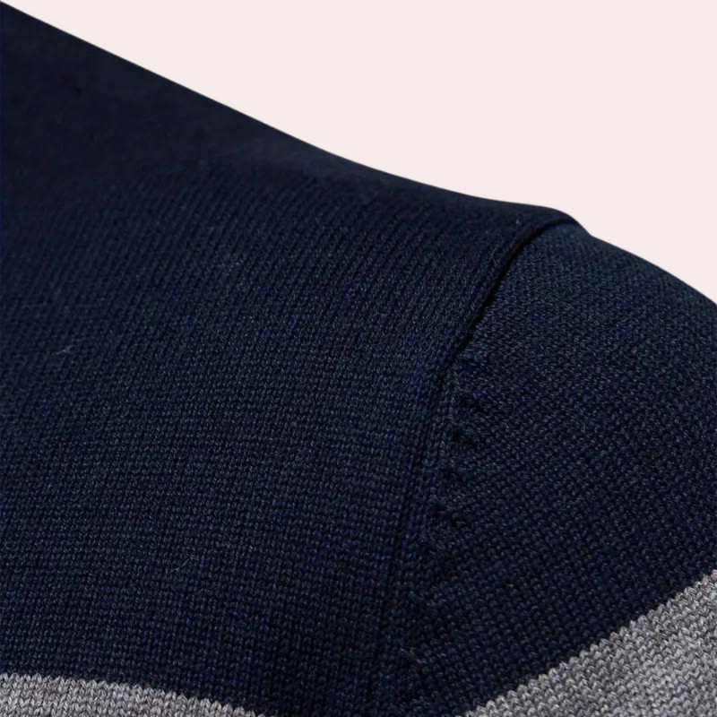 Warmer und stylischer Color-Block-Hoodie