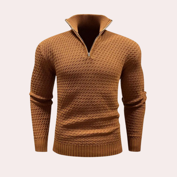Elegante Herrenjacke mit Reißverschluss