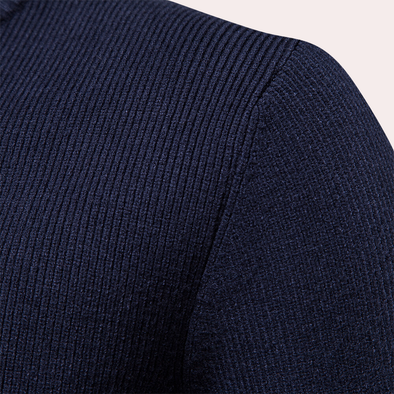 Bequemer eleganter Herren Hoodie mit Reißverschluss