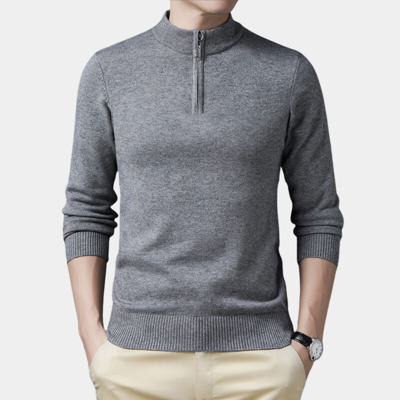 Bequemer und stilvoller Herrenhoodie mit Reißverschluss