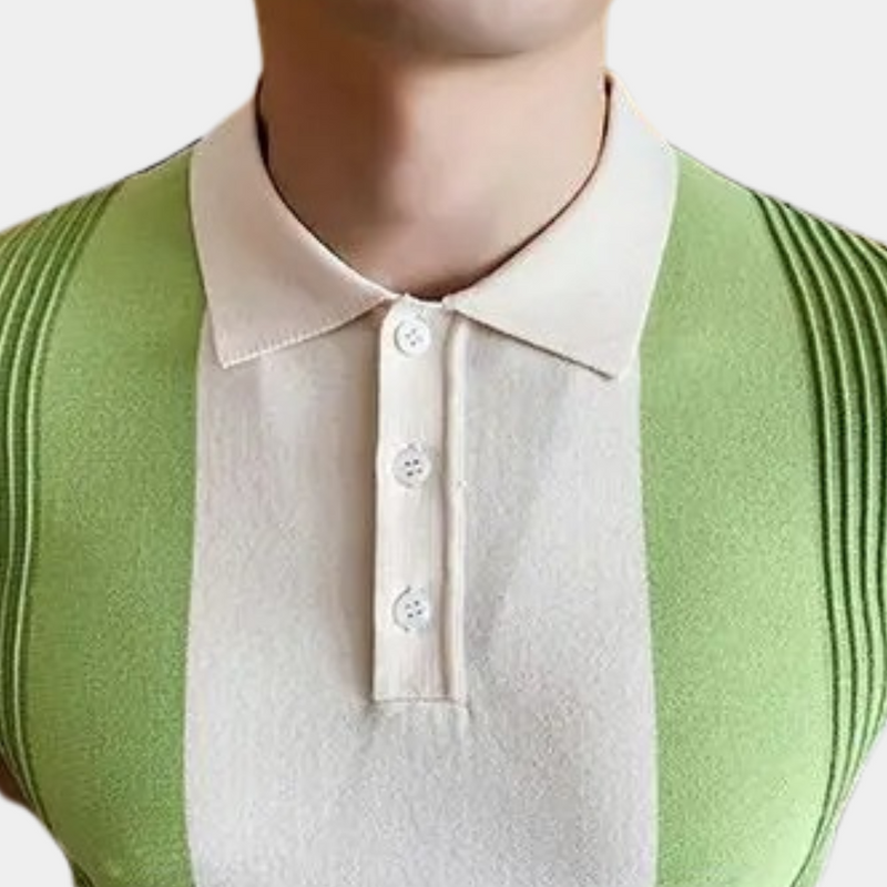 Jordin - Gestreiftes Herrenpoloshirt