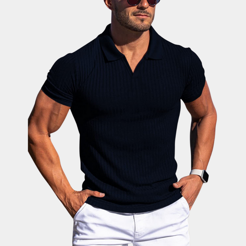 Adolf - Herren tailliertes Poloshirt