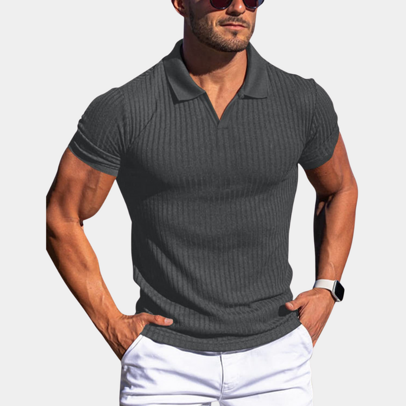 Adolf - Herren tailliertes Poloshirt