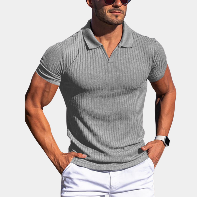 Adolf - Herren tailliertes Poloshirt