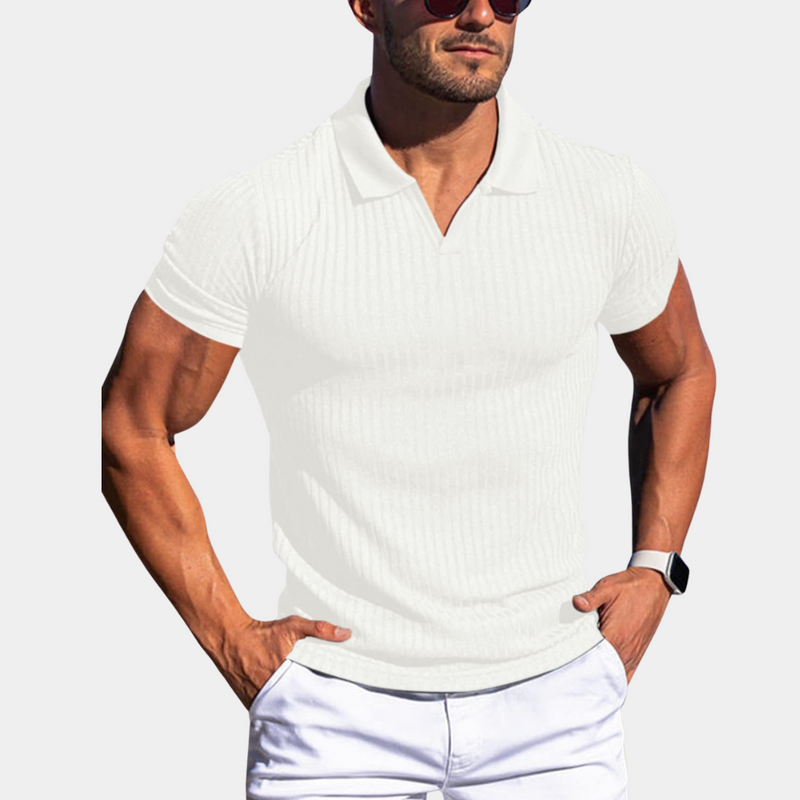 Adolf - Herren tailliertes Poloshirt