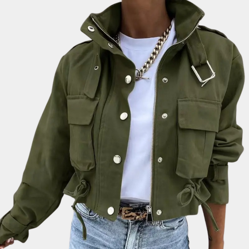 Stylische und warme Damenjacke
