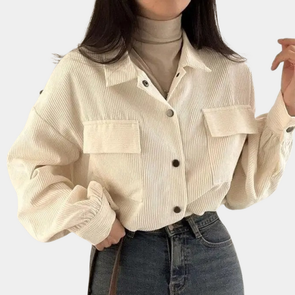 Cleena – Cord-Sommerjacke für Damen