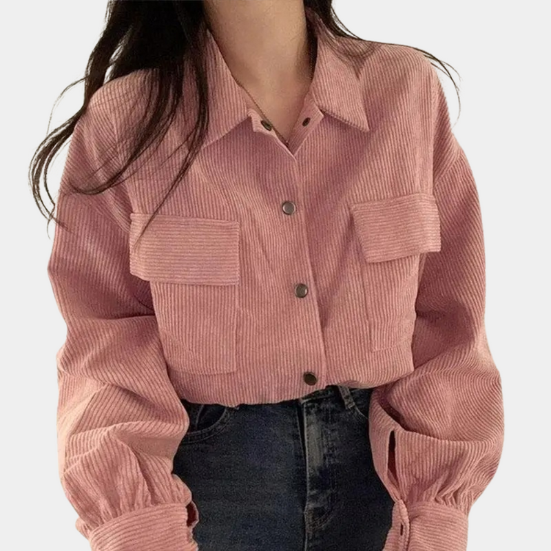 Cleena – Cord-Sommerjacke für Damen
