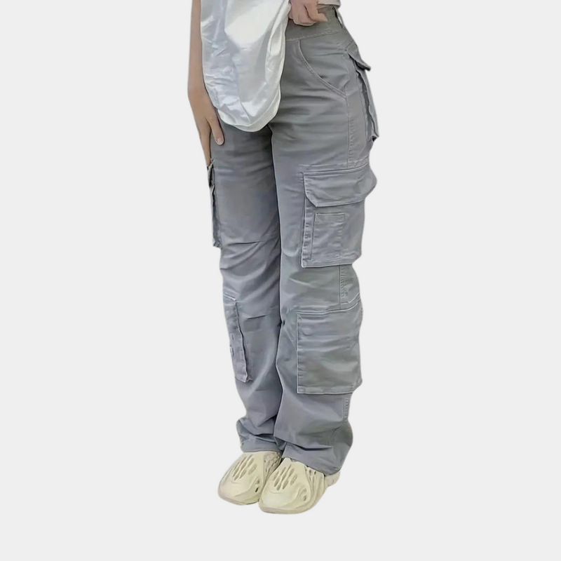 Elegante Damen-Cargohose mit praktischen Taschen