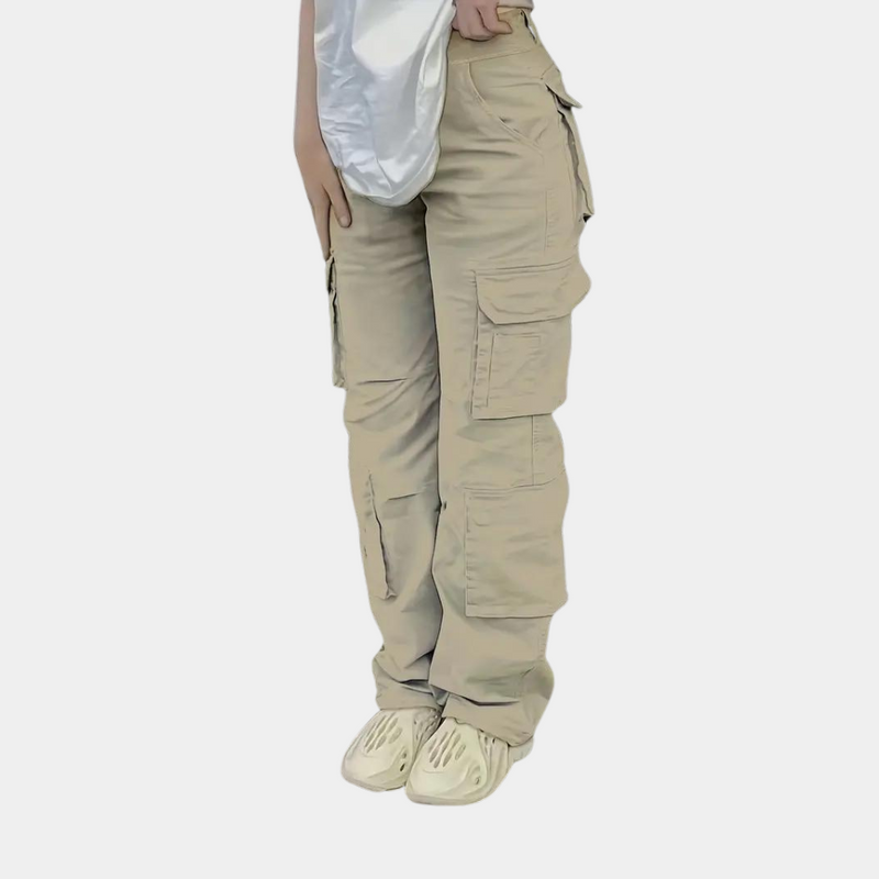 Elegante Damen-Cargohose mit praktischen Taschen