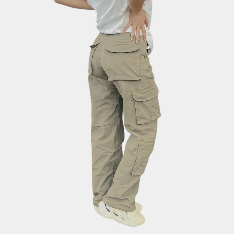 Elegante Damen-Cargohose mit praktischen Taschen