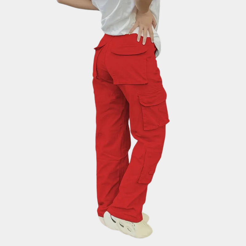 Elegante Damen-Cargohose mit praktischen Taschen