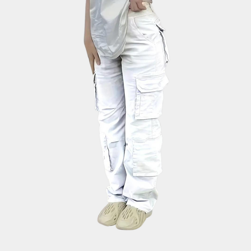 Elegante Damen-Cargohose mit praktischen Taschen