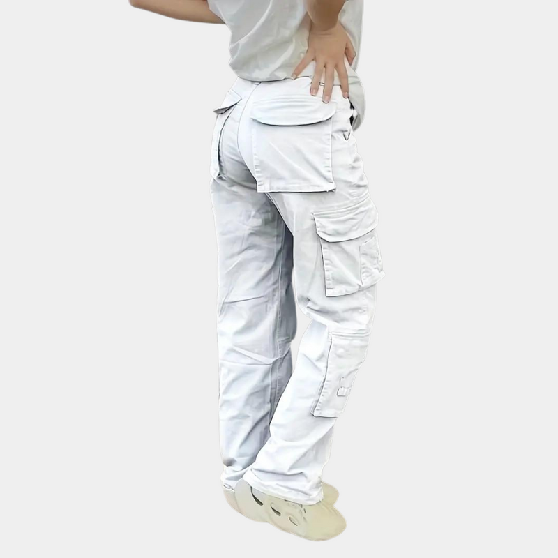 Elegante Damen-Cargohose mit praktischen Taschen
