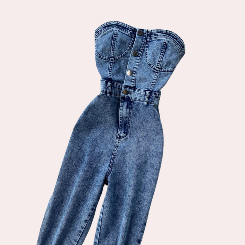 Eleganter, schicker Jumpsuit ohne Träger für Damen