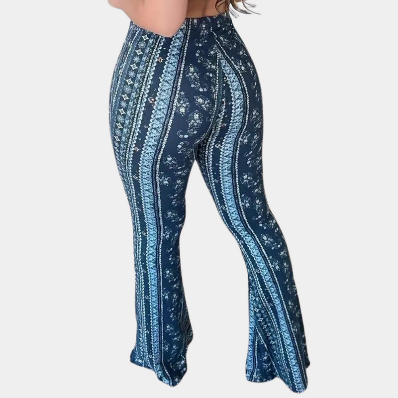 Elegante Boho Damenhose mit weitem Bein für stilvolle Outfits