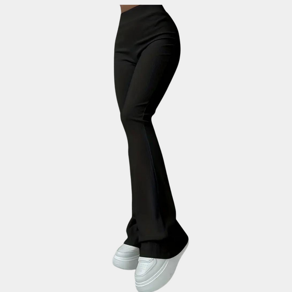 Elegante, gerippte Damenhose für zeitlosen Komfort