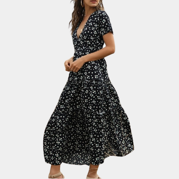 Elegante Blumen Sommerkleid für stilbewusste Damen