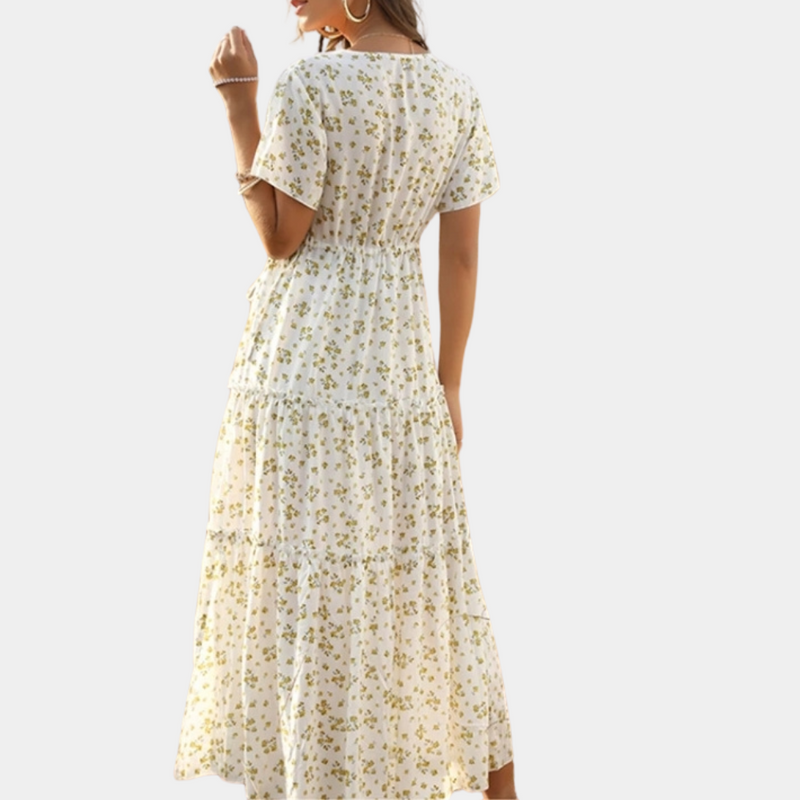Elegante Blumen Sommerkleid für stilbewusste Damen