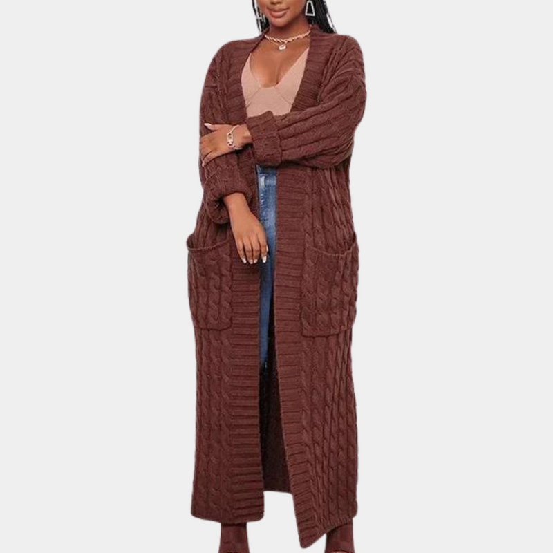 Anastasija - Stylische Damenstrickjacke in Übergröße