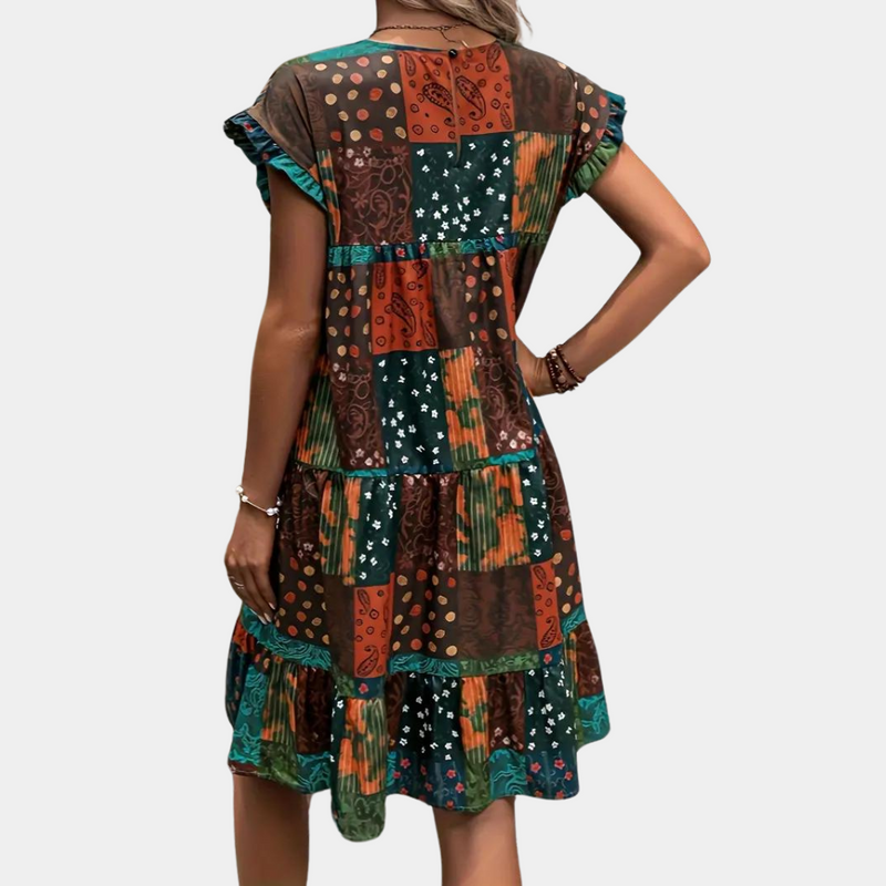 Inta - Stilvolles Kleid mit Rüschen für Frauen