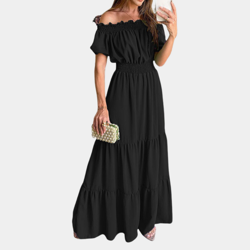 Elegantes off-shoulder Kleid für stilbewusste Damen