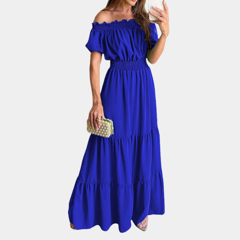 Elegantes off-shoulder Kleid für stilbewusste Damen