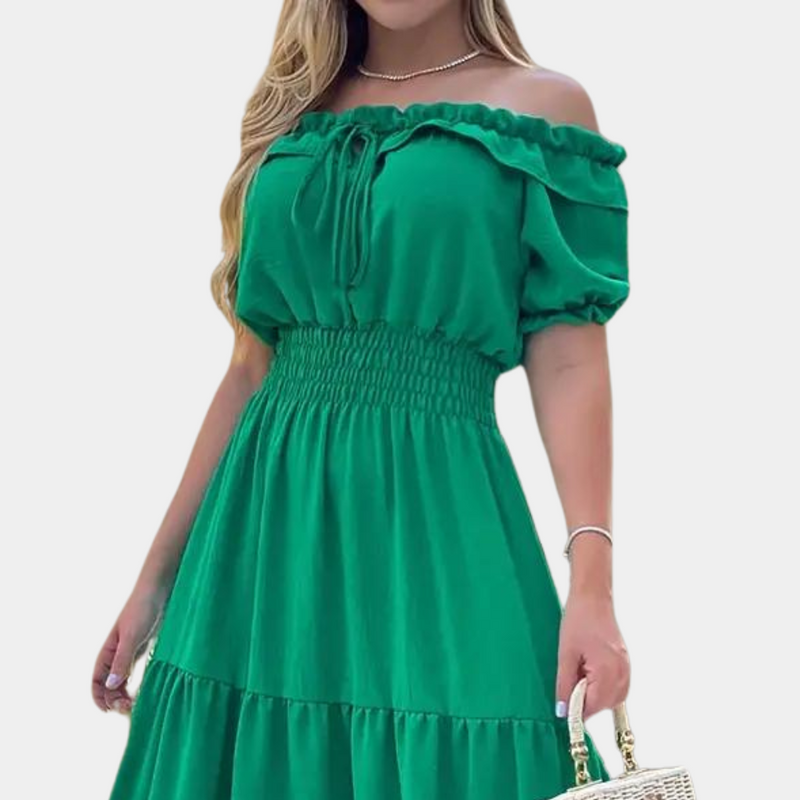 Elegantes off-shoulder Kleid für stilbewusste Damen