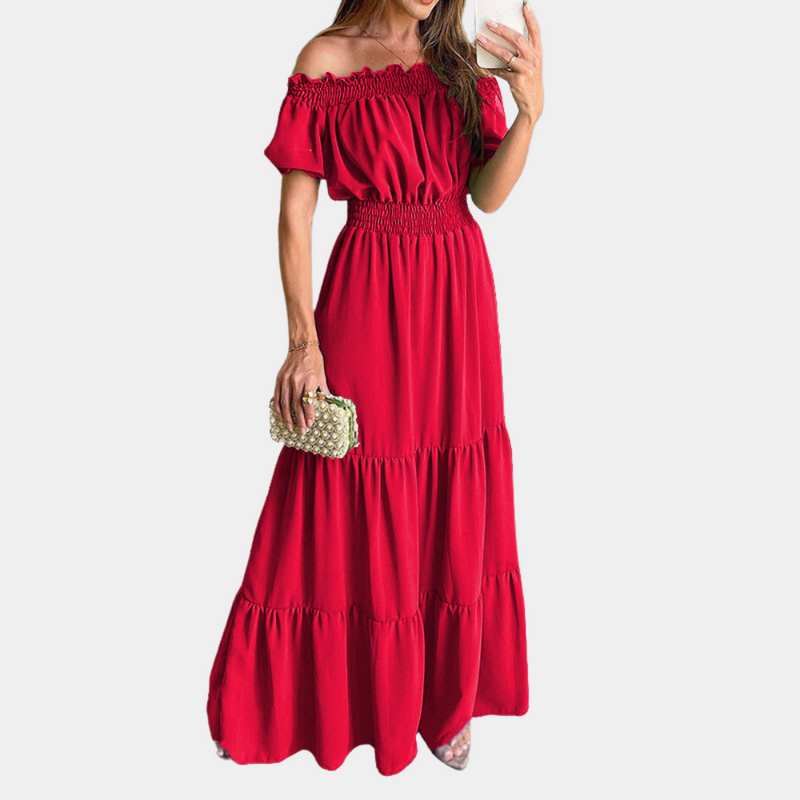 Elegantes off-shoulder Kleid für stilbewusste Damen