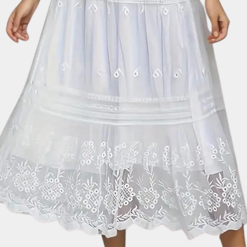 Elegante Off-Shoulder Spitzenkleid für Damen