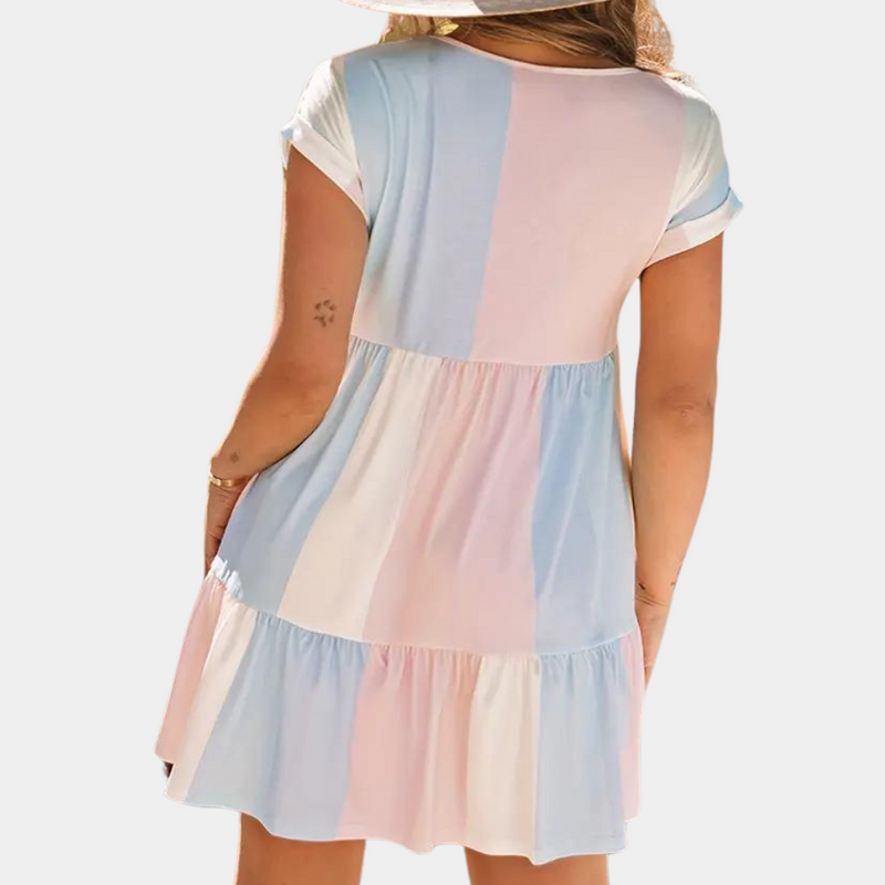 Leichtes und buntes Damenkleid