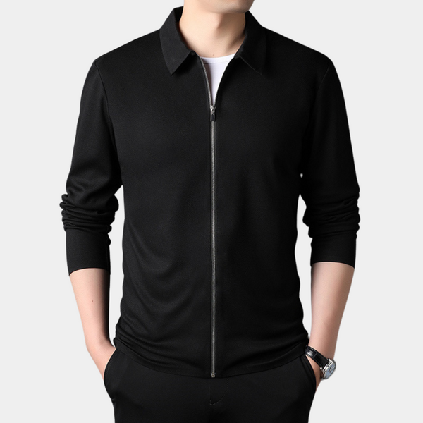 Bequemer Pullover mit Reißverschluss
