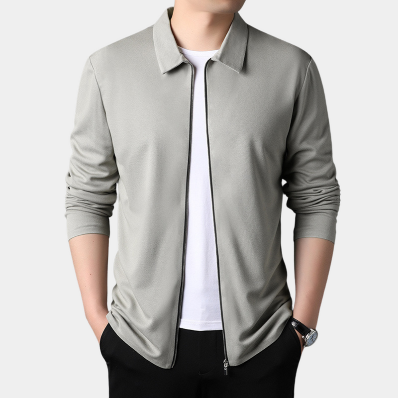 Bequemer Pullover mit Reißverschluss
