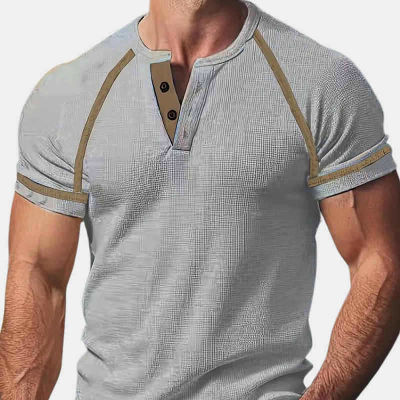 Atmungsaktives Herren-T-Shirt mit kurzen Ärmeln
