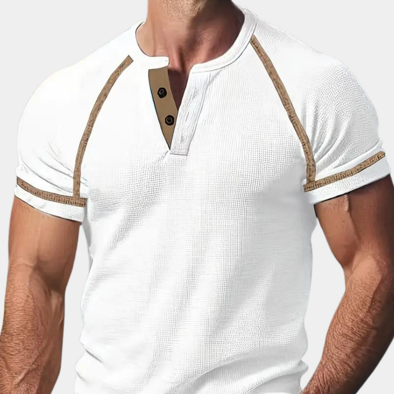 Atmungsaktives Herren-T-Shirt mit kurzen Ärmeln