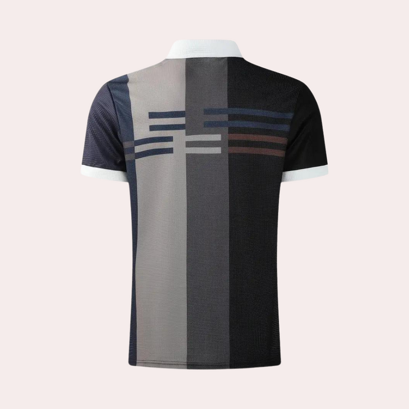 Herrenpolo mit Reißverschluss