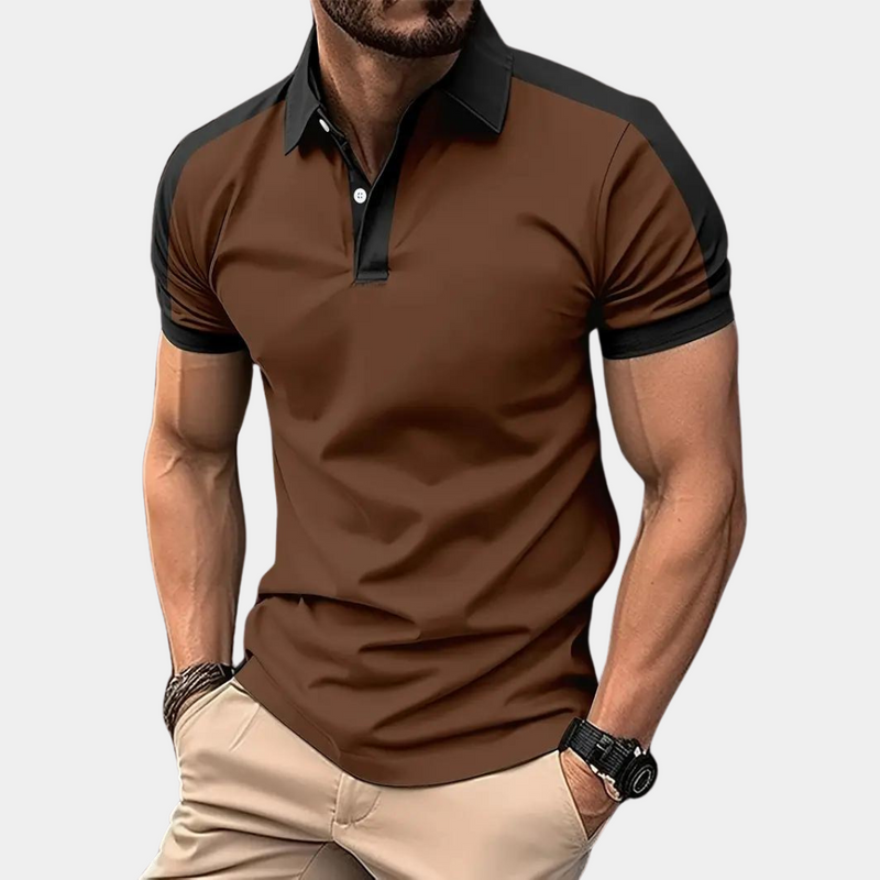 Poloshirt mit kurzen Ärmeln für Herren